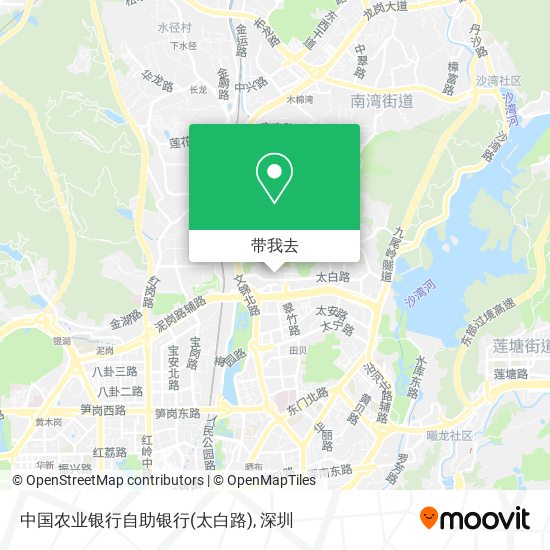 中国农业银行自助银行(太白路)地图