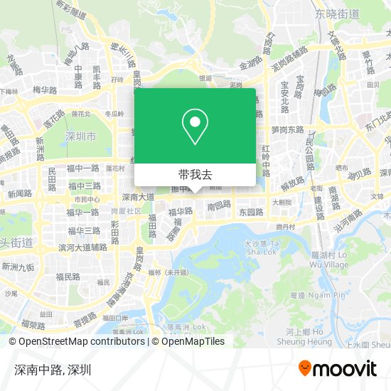 深南中路地图