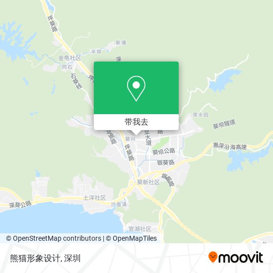 熊猫形象设计地图