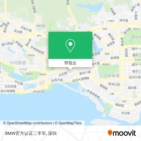 BMW官方认证二手车地图
