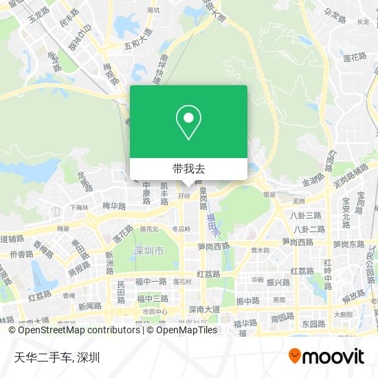 天华二手车地图