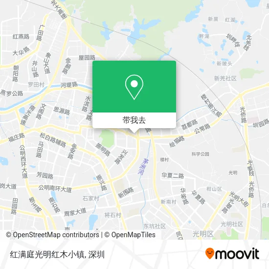 红满庭光明红木小镇地图
