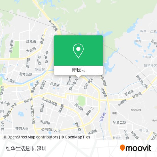 红华生活超市地图