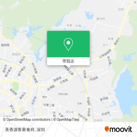 美香源客家食府地图