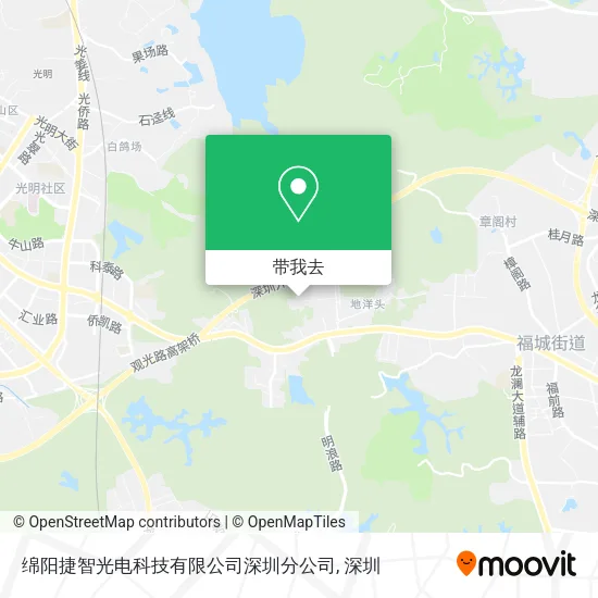 绵阳捷智光电科技有限公司深圳分公司地图