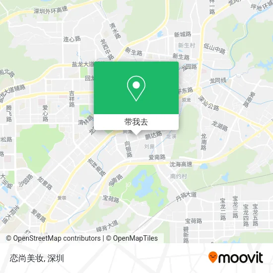 恋尚美妆地图