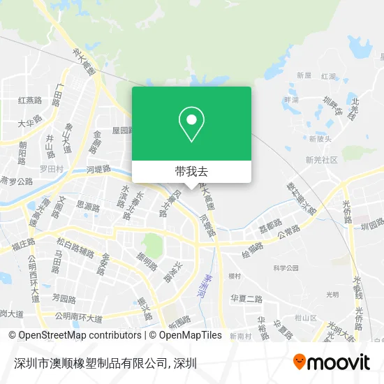 深圳市澳顺橡塑制品有限公司地图