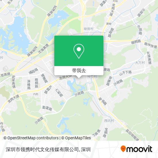 深圳市领携时代文化传媒有限公司地图