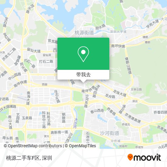 桃源二手车F区地图