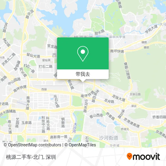 桃源二手车-北门地图