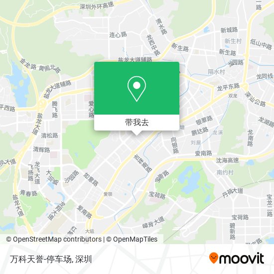 万科天誉-停车场地图