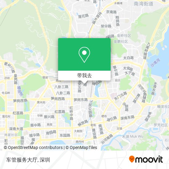 车管服务大厅地图