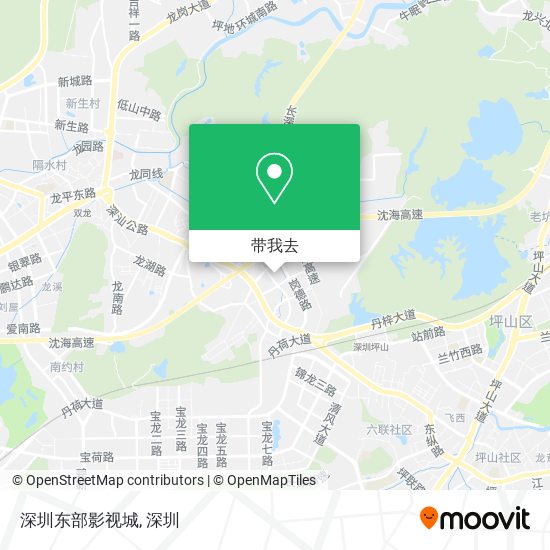 深圳东部影视城地图