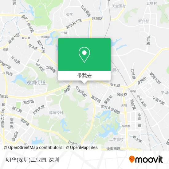 明华(深圳)工业园地图