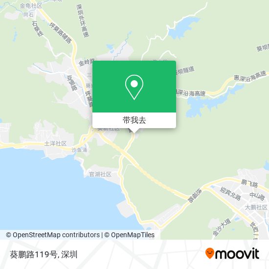 葵鹏路119号地图