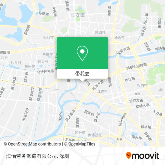海怡劳务派遣有限公司地图