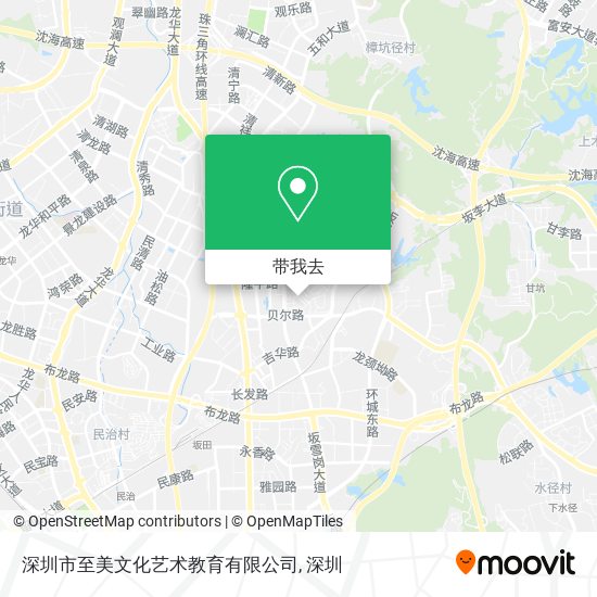 深圳市至美文化艺术教育有限公司地图