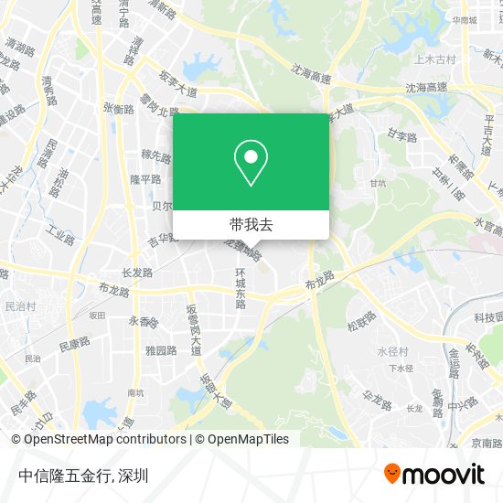 中信隆五金行地图