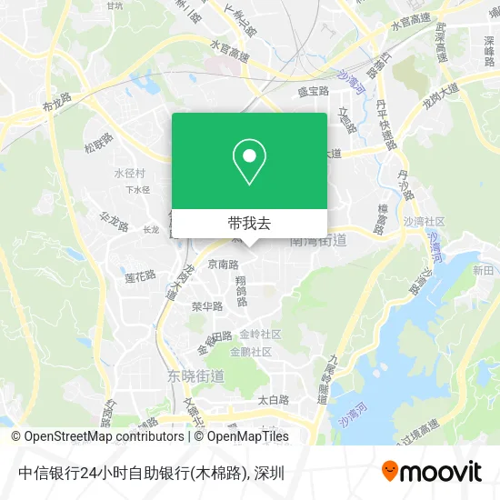中信银行24小时自助银行(木棉路)地图