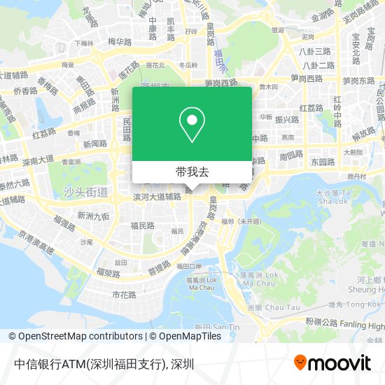 中信银行ATM(深圳福田支行)地图