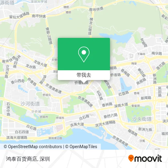 鸿泰百货商店地图