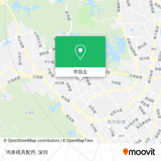 鸿泰模具配件地图