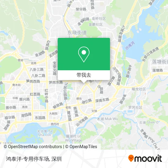 鸿泰洋-专用停车场地图