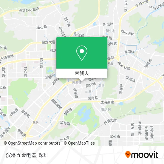 滨琳五金电器地图