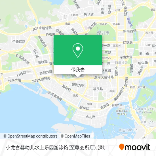 小龙宫婴幼儿水上乐园游泳馆(至尊会所店)地图