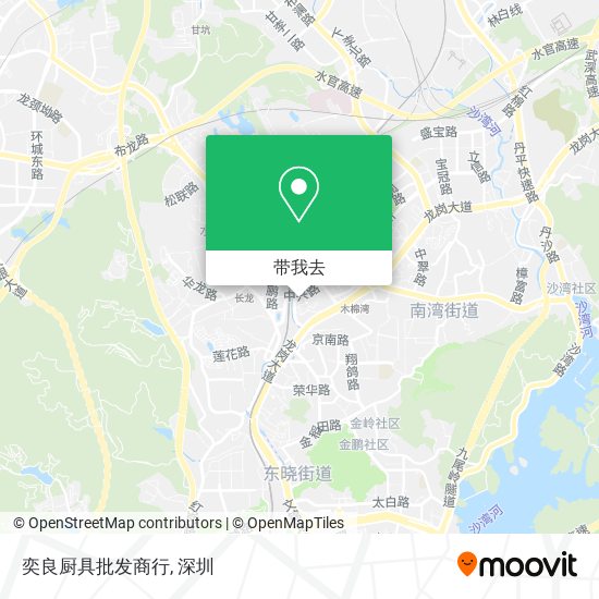 奕良厨具批发商行地图