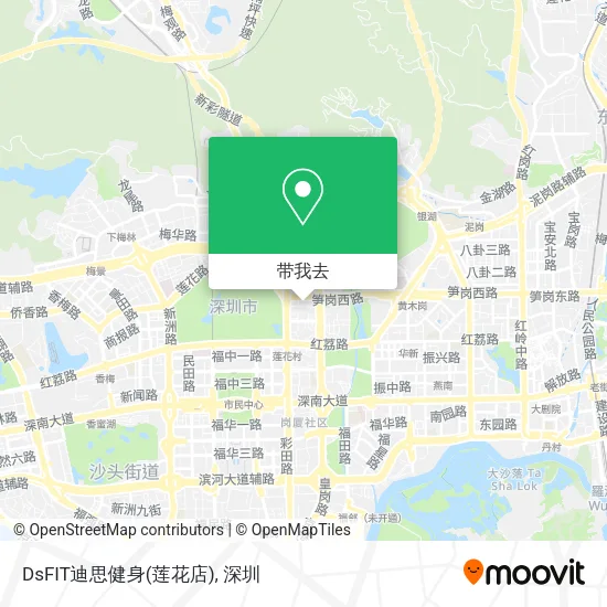 DsFIT迪思健身(莲花店)地图