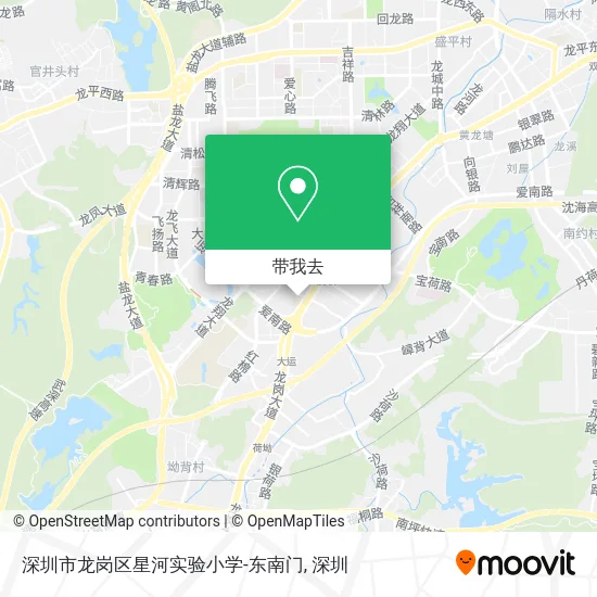 深圳市龙岗区星河实验小学-东南门地图
