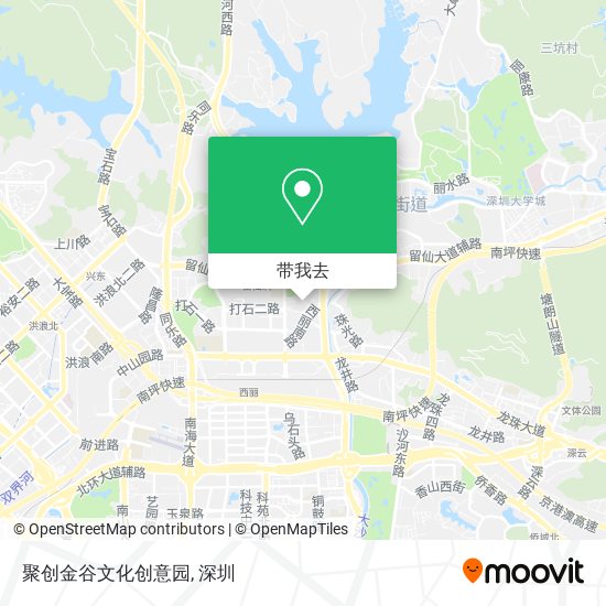 聚创金谷文化创意园地图