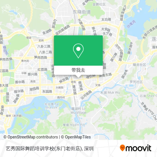 艺秀国际舞蹈培训学校(东门老街店)地图