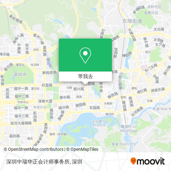 深圳中瑞华正会计师事务所地图