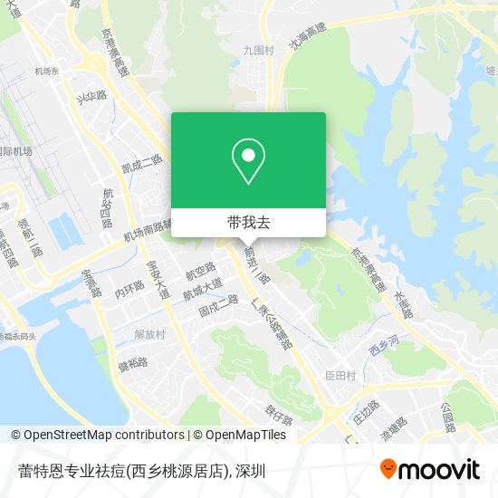 蕾特恩专业祛痘(西乡桃源居店)地图