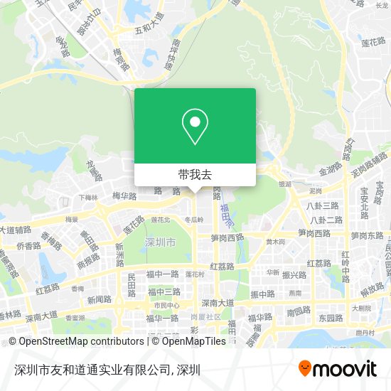 深圳市友和道通实业有限公司地图