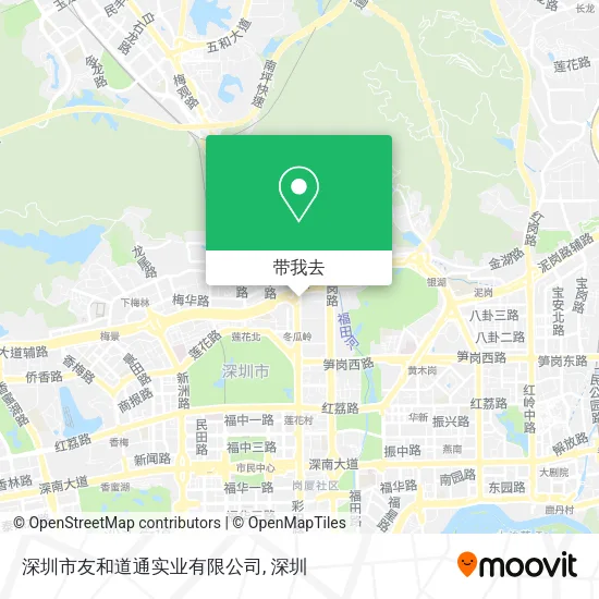 深圳市友和道通实业有限公司地图