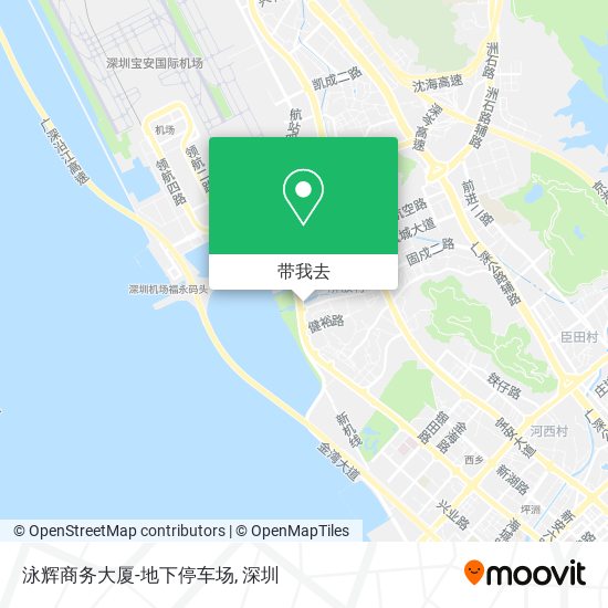 泳辉商务大厦-地下停车场地图