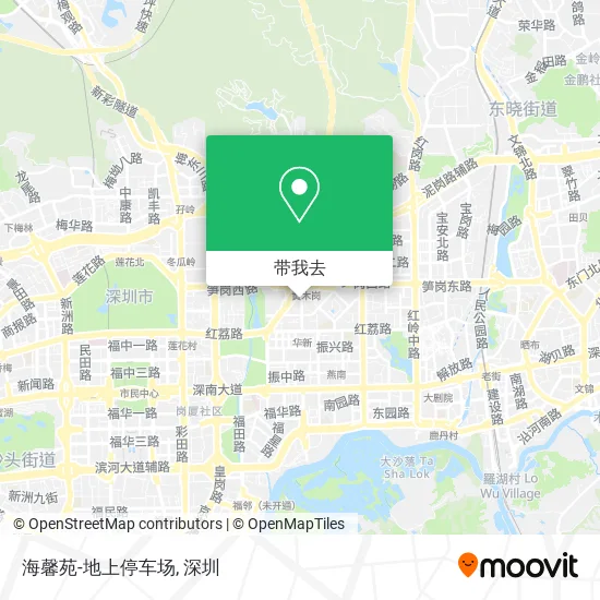 海馨苑-地上停车场地图