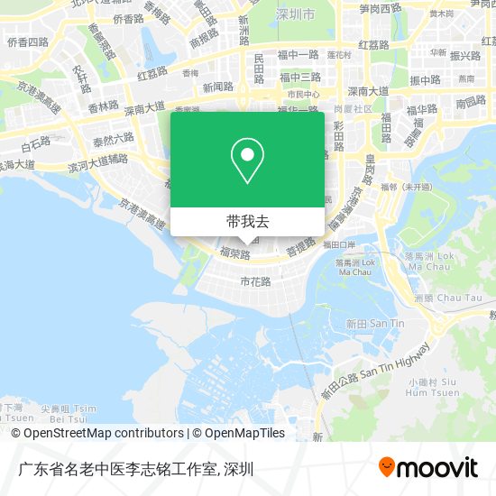 广东省名老中医李志铭工作室地图