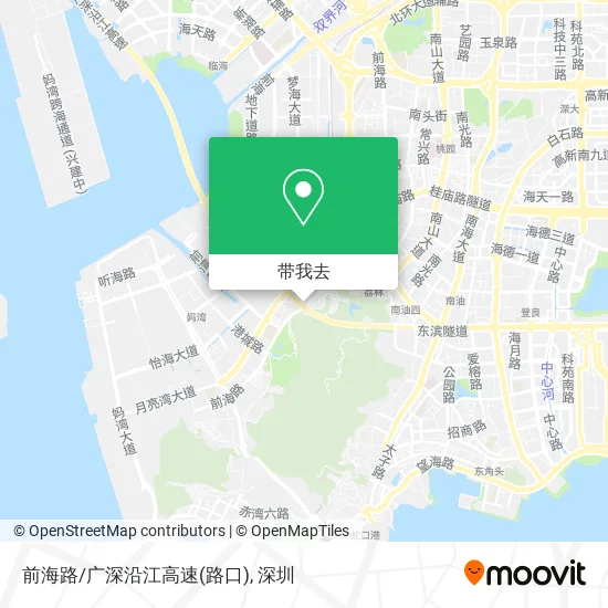 前海路/广深沿江高速(路口)地图
