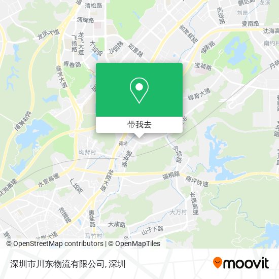 深圳市川东物流有限公司地图