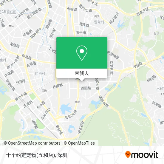 十个约定宠物(五和店)地图