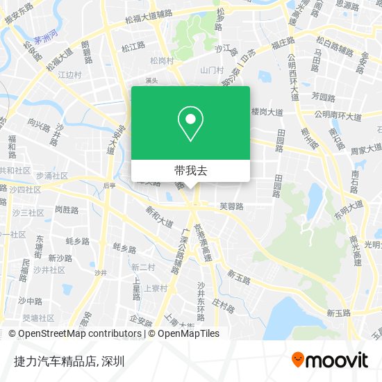 捷力汽车精品店地图