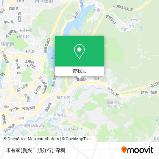 乐有家(鹏兴二期分行)地图