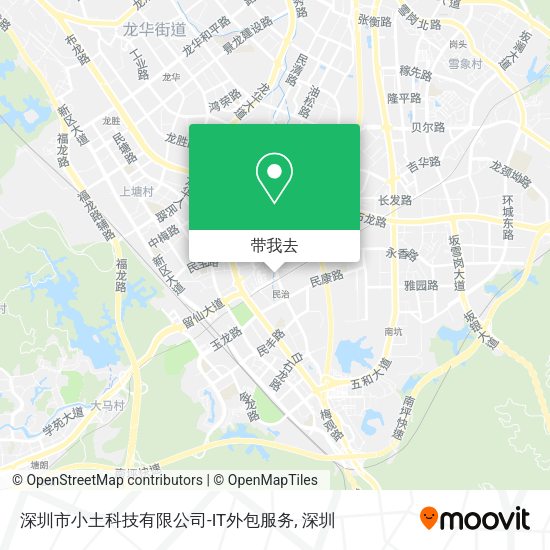 深圳市小土科技有限公司-IT外包服务地图