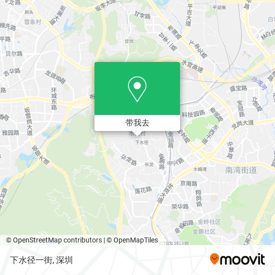 下水径一街地图
