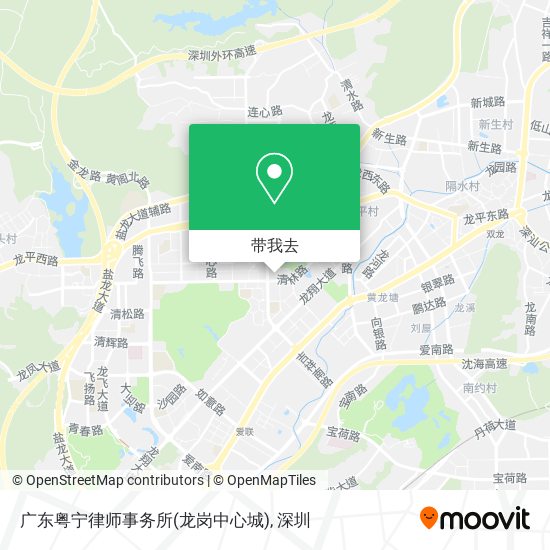 广东粤宁律师事务所(龙岗中心城)地图