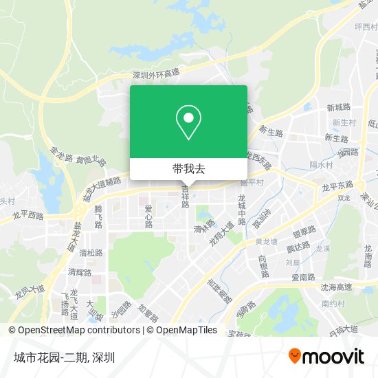 城市花园-二期地图